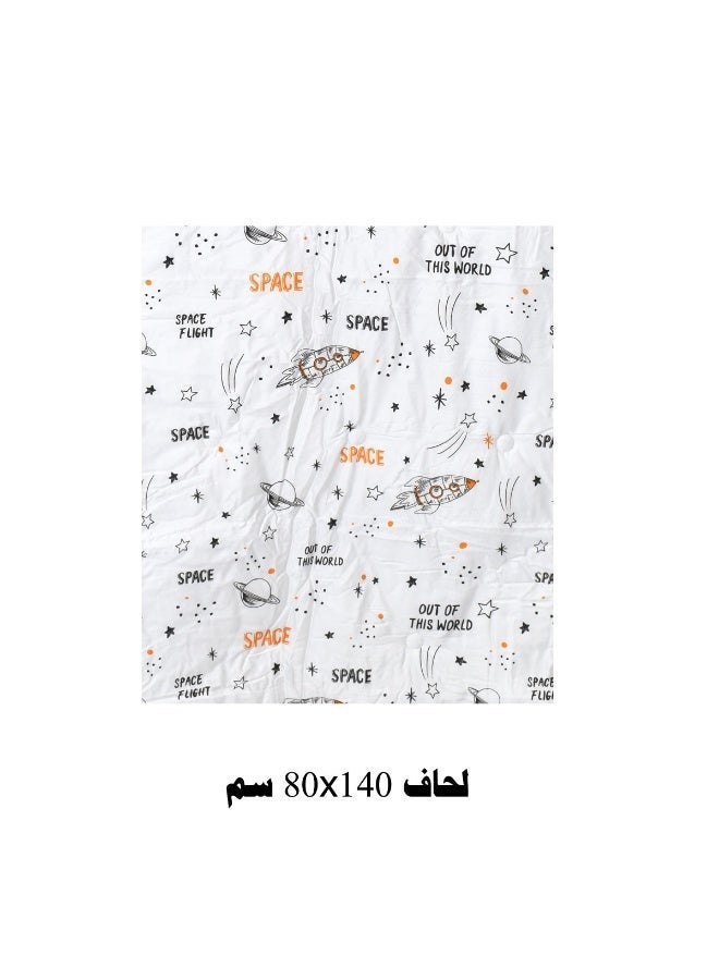 فروتشي لحاف أطفال Ferrucci مواليد قطن 100% عملي وخفيف – 80×140 سم – نوم مريح لطفلك - Image 2